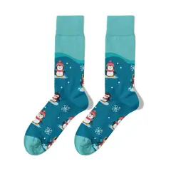 BILLY BROWN - Medias Pingüino Coloridos con Diseño Unisex 1 Par
