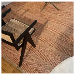 GENERICO - Alfombra Yute Decoghar Orange Sarkanda IC15112 150x240cm