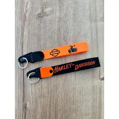 GENERICO - Llavero Harley Davidson Llavero Lanyard Pita Moto Llaves 2unid