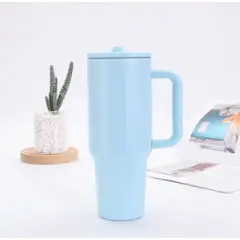 GENERICO - Tomatodo térmico de acero inoxidable 1200 ml, con asa y tapa hermética