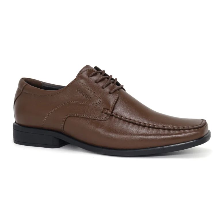 Zapatos Casuales De Cuero Hombre CLQ3-DH-10 Marrón