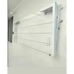 GENERICO - Tendedero De Ropa de 5 líneas Plegable Color Blanco TRP-N60-B