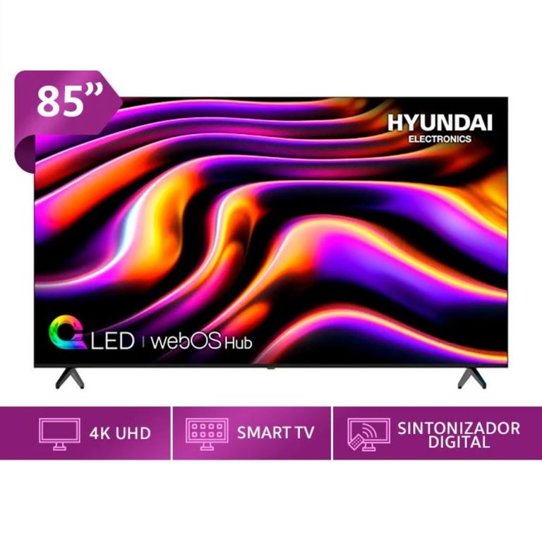 Televisor QLED 85" 4K UHD webOS HYLED8502QW4KM