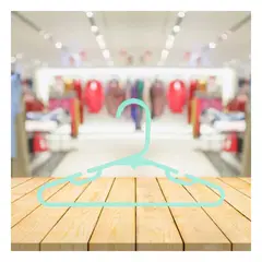 GENERICO - Pack3 Gancho para Closet en Color Verde Y+Papel de Regalo