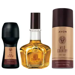 AVON - Kit x 3 Wild Country de para él