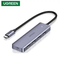UGREEN - Adaptador 4en1 conector Usb C a USB 3.0 Mac Ipad