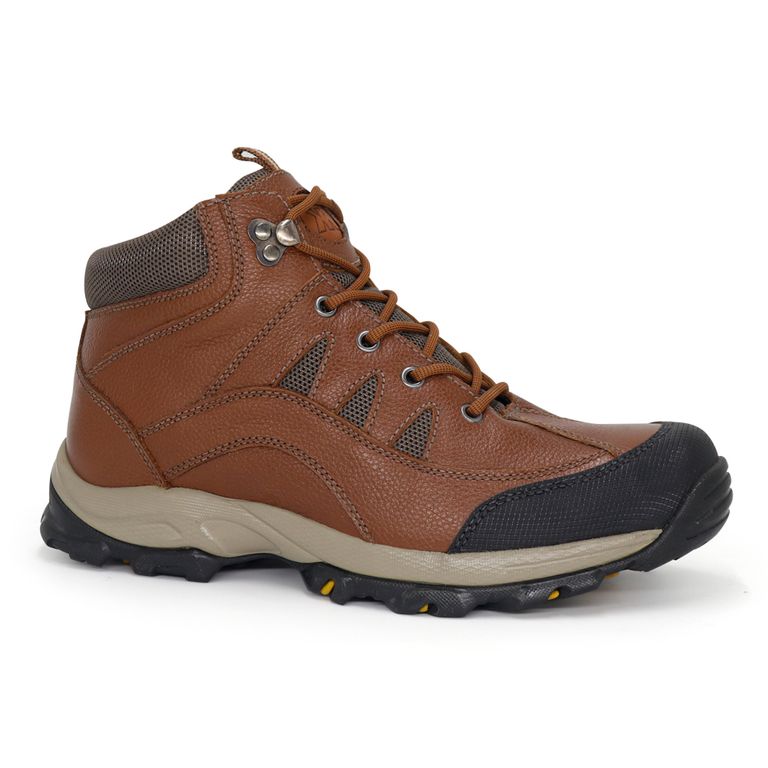 Botines Outdoor Hombre Cuero CLQ3-TK-58-Marrón