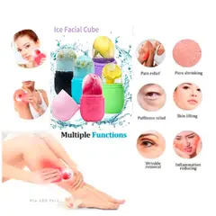 GENERICO - Pack 2 Roller de Hielo para Desinflamar Rostro Masaje Facial