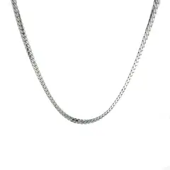 GENERICO - Cadena Lomo De Corvina Plano Plateado Para Hombre