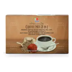 DXN - Mezcla Cafe, Ganoderma y Te Oolong -Lingzhi Coffee Mix 2 in1