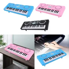 GENERICO - MINI PIANO ELECTRONICO PARA NIÑAS COLOR ROSADO 37 TECLAS