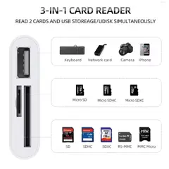 OEM - Adaptador Tipo C Lector Tarjetas Sd Micro Sd Memoria Usb OTG