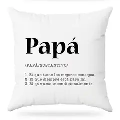 GENERICO - Almohada personalizada Papá incondicional