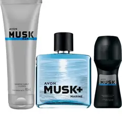 AVON - Perfume Musk Marine de aroma oriental herbal aromatica