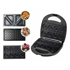 U BUY - Waflera Eléctrica 3 En 1 Wafles Donas Sándwich