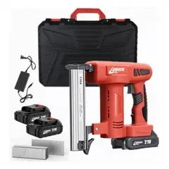 QUICK - Pistola Clavadora Inalámbrica 2 Batería 1 Cargador