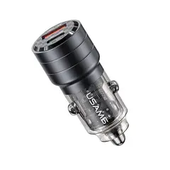 USAMS - Cargador celular para Auto rápido USB+C 95W Negro