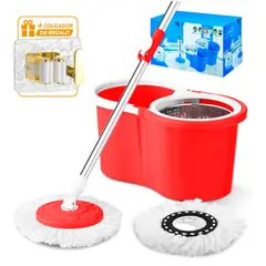 KELLER - Trapeador con Escurridor RJ 88S Y Colgador MS3 de Regalo