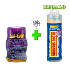 ABRO - Concentrado Limpia Parabrisas 65mL Rinde 6 GL + Regalo