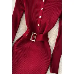 ARMA TU LOOK - VESTIDO ANDREA CON CINTURÓN MANGA LARGA