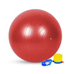 GENERICO - Pelota Pilates Yoga 65cm Rojo