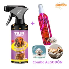 PLOP - ANTIPULGAS TILIN x 180mL-COLONIA HEALTH x70MLCOMBO ALGODON