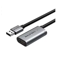 VENTION - Cable Extension ACTIVO (5m) USB 2.0 Carga Power 5v Macho - Hembra