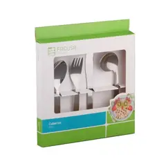 FACUSA - Set Cubiertos Bebe X 4 Pz Mod.723 Cja -