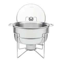 TRAMONTINA - Rechaud baño maría de acero inoxidable de 7L con hornalla 61042200