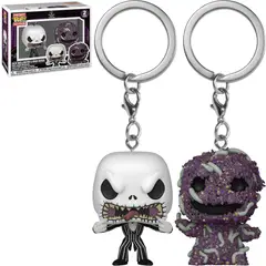 FUNKO - Llavero Jack Skellington y Oogie Boogie Pocket Pop 2pack