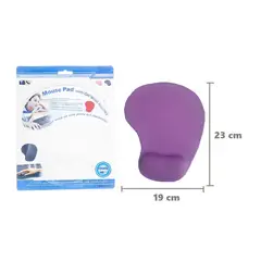 GENERICO - Pad Mouse Con almuadilla de Gel para Descansador De Mano - MORADO
