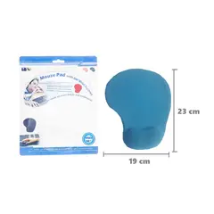 GENERICO - Pad Mouse Con almuadilla de Gel para Descansador De Mano - CELESTE