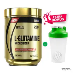 LEVEL PRO - Glutamina Glutamine 500 Gramos