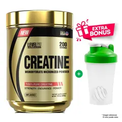 LEVEL PRO - CREATINE Creatina Monohidratada 500 gramos
