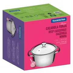 TRAMONTINA - Olla de Acero Inoxidable Allegra 18 cm - 10116235