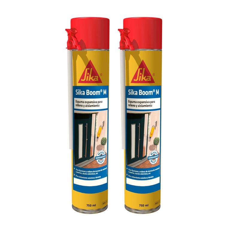 Pack 2 Espuma de Poliuretano para Relleno Boom M x 750ml