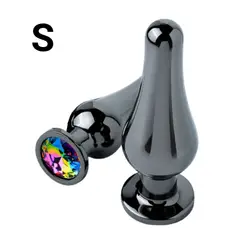 DR PINKY - Plug Anal Dilatador Talla S Consolador Cono de Aluminio Joya Rainbow