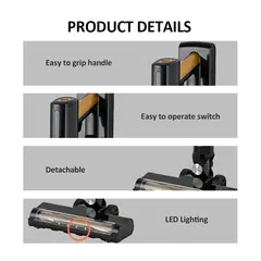 GENERICO - Aspiradora de mano inalámbrica