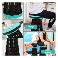 GENERICO - Pack4 Silla Enrollable en Tono Verde Y+Regalo Agendita