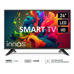 GENERICO - Televisor INNOS 24 LED HD Smart TV S2401KU