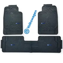 GENERICO - Piso De Jebe PVC Universal 3 Pieza Auto Camioneta Volkswagen