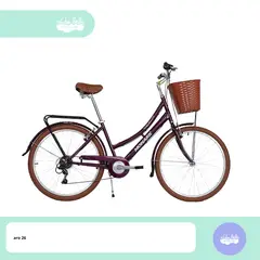 GENERICO - BICICLETA CITY 6V ARO 26 MORA