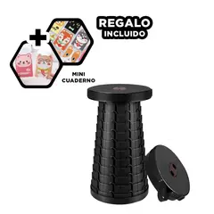 GENERICO - Silla Comoda y Rustica de Casa en Negro Y+Regalo Agendita