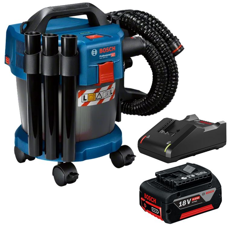 COMBO ASPIRADORA INALAMBRICA, BATERIA Y CARGADOR 4A GAS 18V-10L