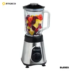 IMACO - LICUADORA 3 VELOCIDADES CON PULSE 500W PLATEADA - BLS3515