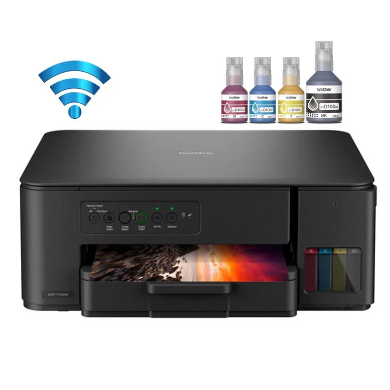 Impresora Multifuncional de inyección de tinta a color DCP-T430W con Wifi