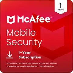 MCAFEE - Antivirus Mobile Security 1dispositivo 1año