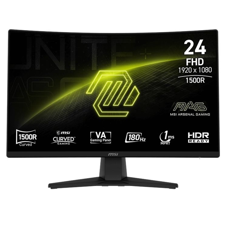 Monitor Gamer MAG 242C 24" Curvo Full HD180HZ AI Vision HDR Ready