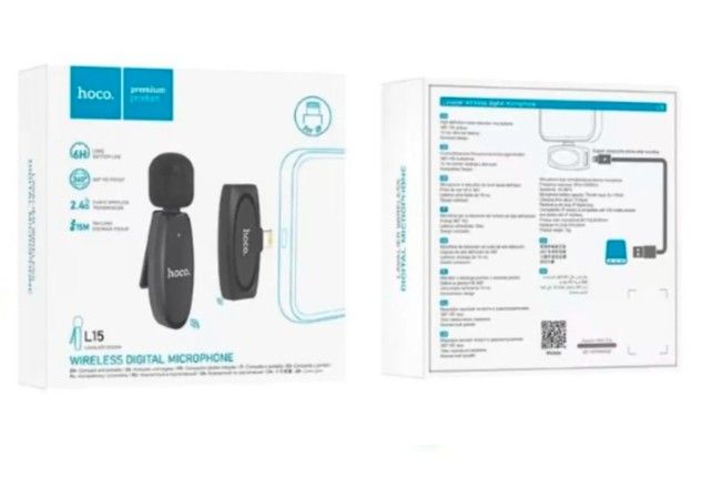 Micrófono L15 inalámbrico Lightning Cancelacion de Ruido