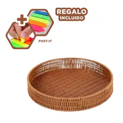GENERICO - Pack9 Bandeja para Hogar de 26cm Y+Banderitas Adhesivas